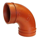 imported grooved elbow